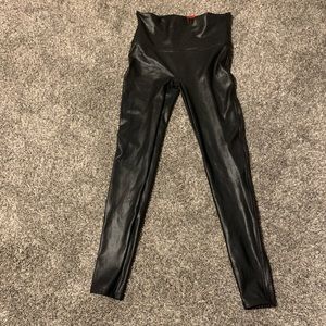 Spanx Faux Leather Leggings